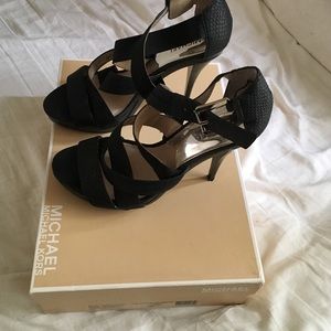 Black Michael Kors Sandal heels