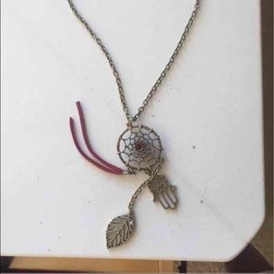 Dream catcher necklace