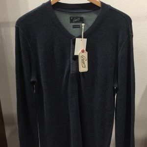 Grayers Navy Henley Longsleeve