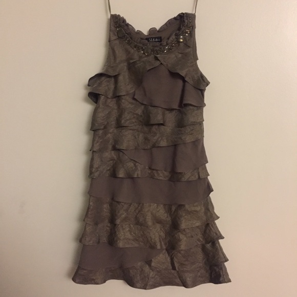 Ruffled Embellished Gatsby Swinger Dress Costume