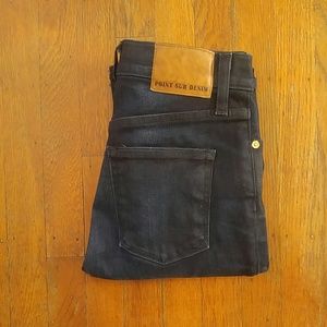 J.crew Point Sur High Waisted Denim Skinny Jean