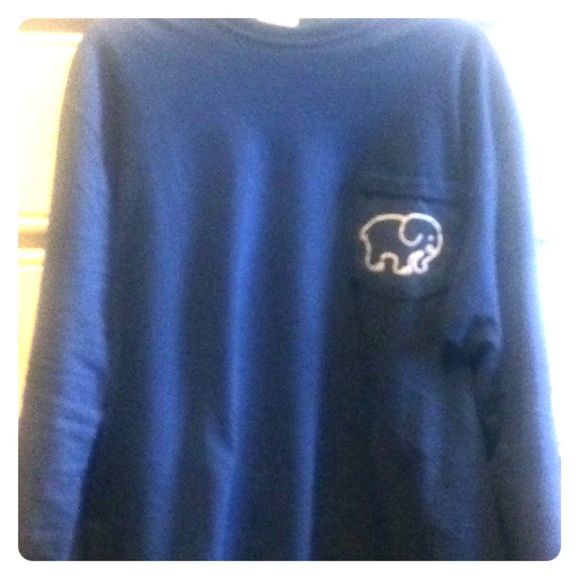 Ivory Ella navy blue long sleeve shirt