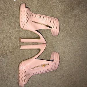 Blush heels