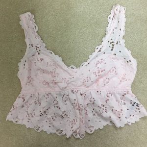 Aerie Pink Bralette L NWOT