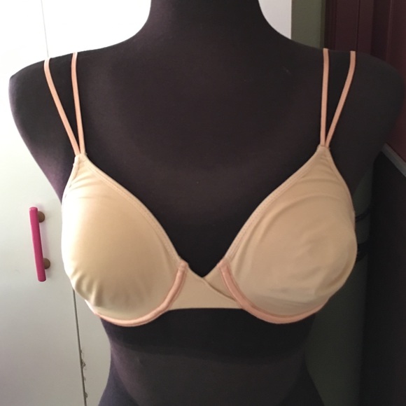 NEW LE MYSTÈRE  BEIGIE AND CORAL BRA