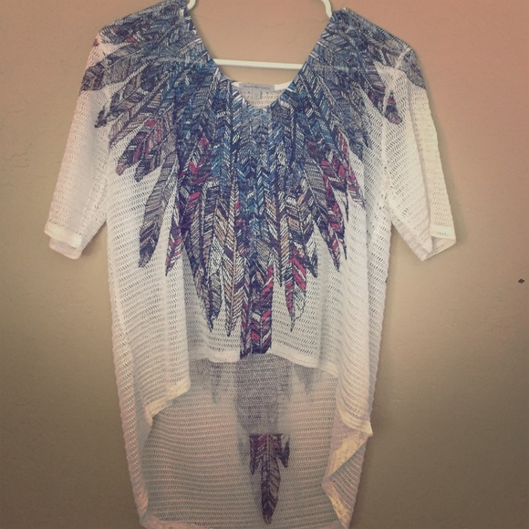 High low stretch top