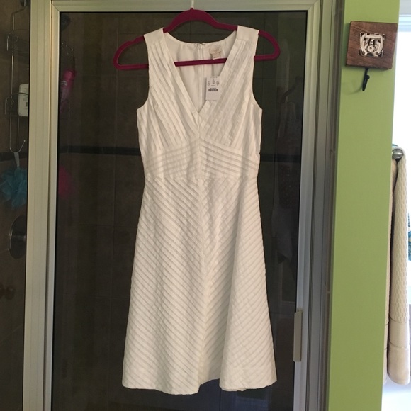 NWT J Crew White Dress