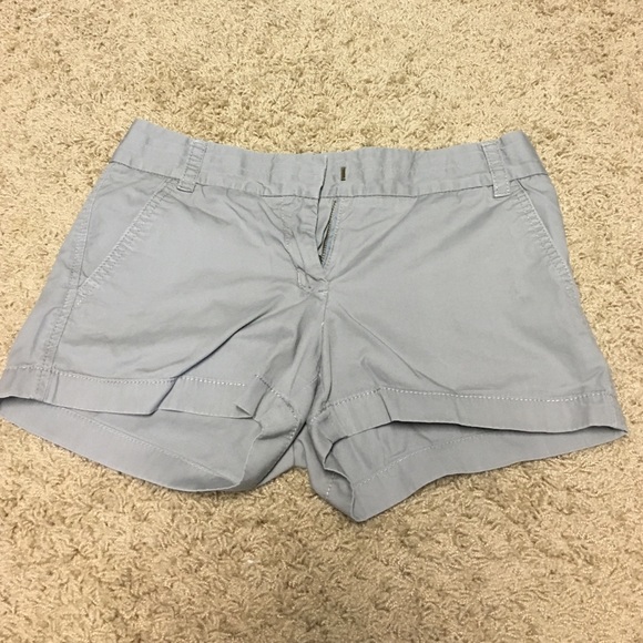 Gray J Crew Chino Shorts