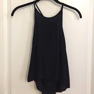 LF high neck cut out back blouse