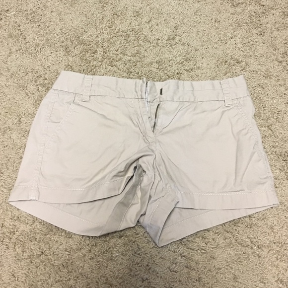 Size 2 khaki J Crew Chino Shorts