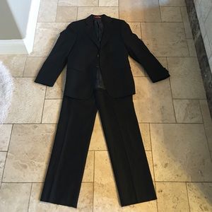 Boys size 12R Black Suit