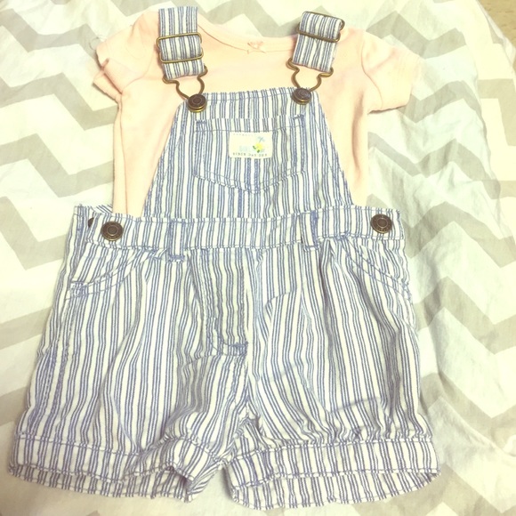 3 months Carter's overalls
