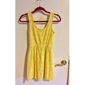 Floral Yellow Sundress Small