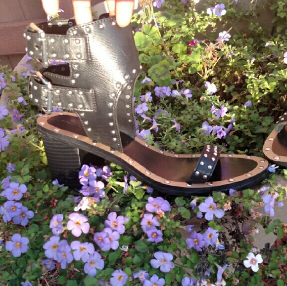 Forever 21 Studded Sandals