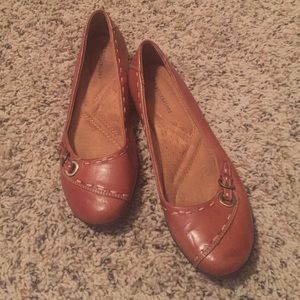 Super Comfy Brown Leather Flats