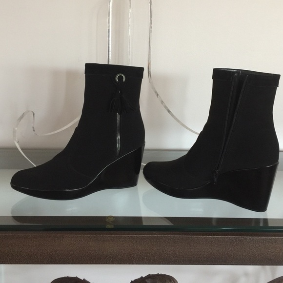 Stuart Weitzman Gore-Tex Wedge Bootie.