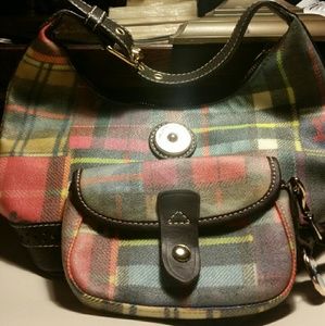 Dooney and Bourke Plaid w Matching Wallet