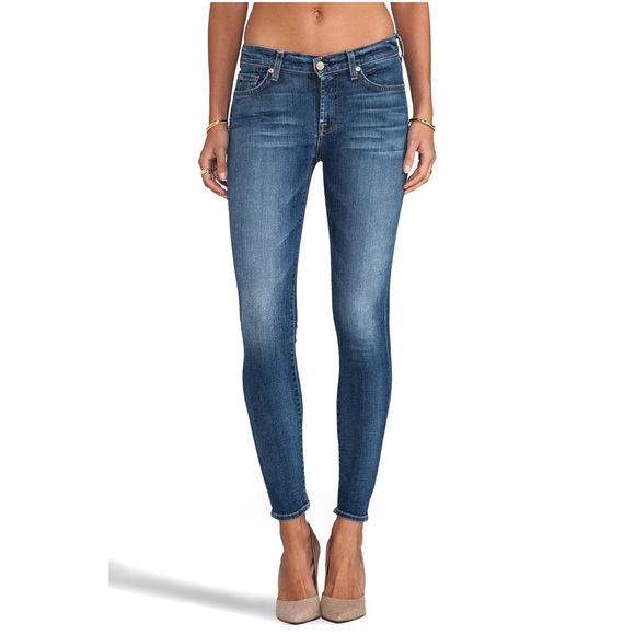 7 for all Mankind ankle skinny jeans