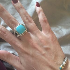 David yurman turquoise ring 14 mm