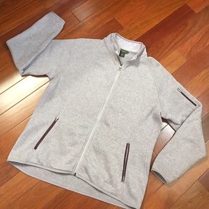 Eddie Bauer Soft Cozy Zipper Front Jacket