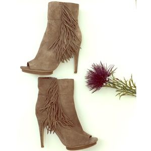BCBG Suede Booties