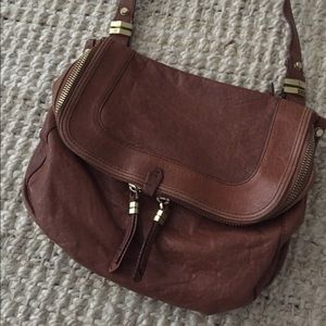 Oryany leather saddle bag