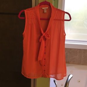 Orange Banana Republic Blouse