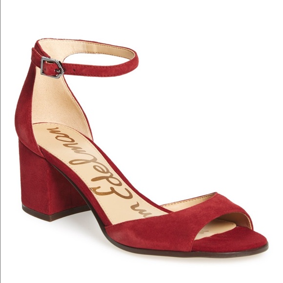 Sam Edelman Shoes - Sam Edelman Susie in Tango Red Suede Size 6.5