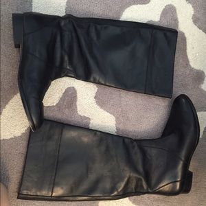 J.crew Booker black riding boot Sz 8