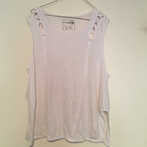 We the Free (free people) 52% linen oversized tank