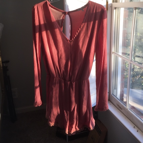 Long sleeve romper! Worn once. Medium.