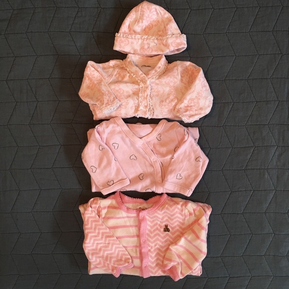 Baby Girl Sleepers N, 0-3M