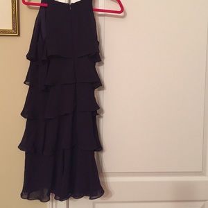 Chiffon ruffled dress