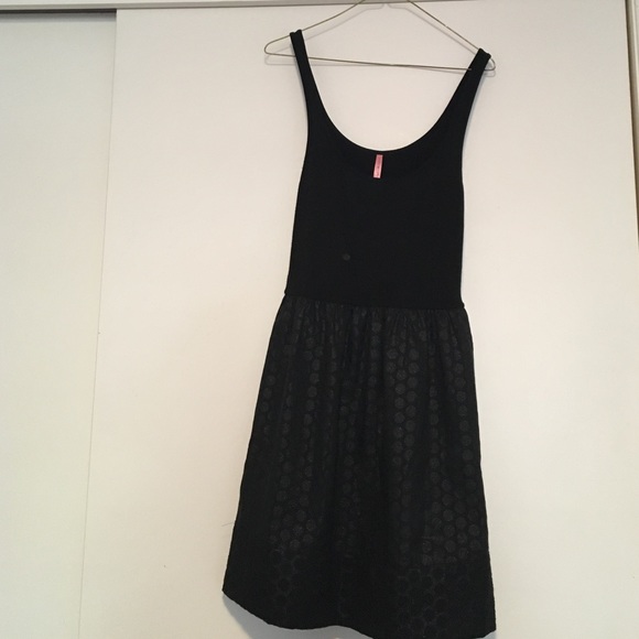 Eight-Sixty fit and flare dress. So flattering!