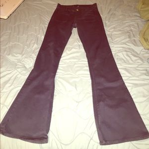 (NWOT) Zara Trafaluc Bell Bottom Navy Blue Pants