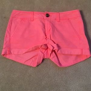 AMERICAN EAGLE Neon Pink Shorts