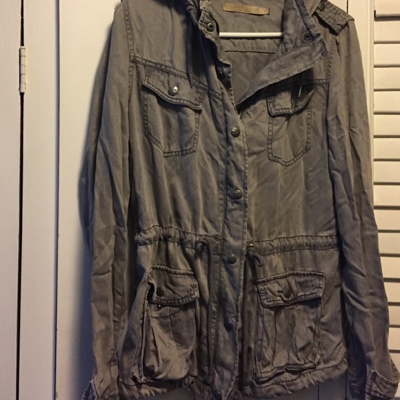 Grey Cargo Jacket