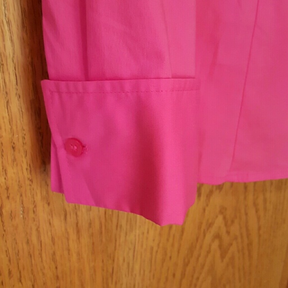 Donated Worthington blouse. Bright pink. 8 - Picture 2 of 3