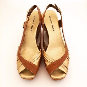 NWOT Antonio Melani Wedge Shoes sz 6.5