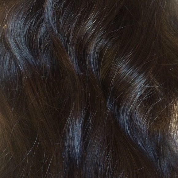 Other - New Listing💋 24" Dark Brown Black Remy Extensions