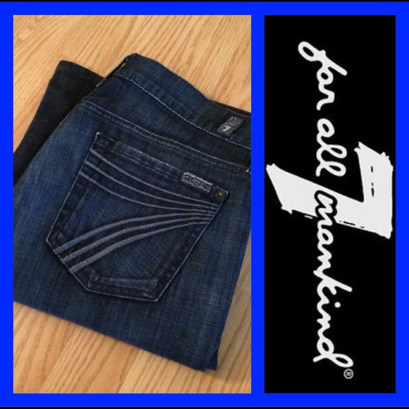 7 For All Mankind Denim - 7 FOR ALL MANKIND: Dojo wide leg flares- size 30