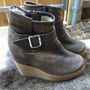 Jeffrey Campbell Ibiza Luxe Shearling Platforms