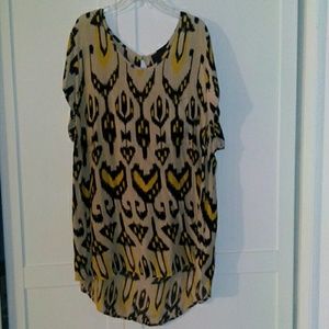 Cynthia Rowley plus size Hi/Low blouse