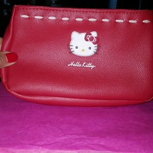 Red Hello Kitty Small purse/cosmetic bag (New)