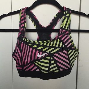 Nike Stripe Sports Bra.