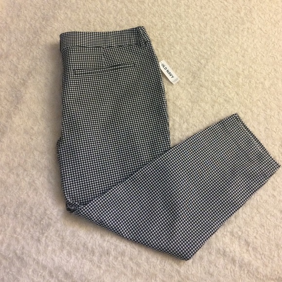 NWT Black/white checkered pants 18 petite