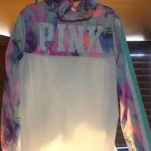 PINK VICTORIA SECRET WINDBREAKER