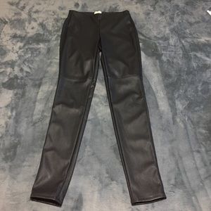 Black "minus the leather" skinnies