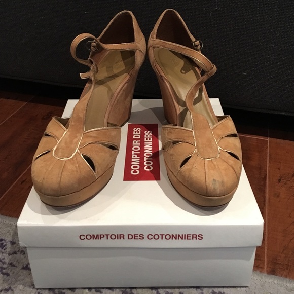 Adorable, suede platform and wedge heels