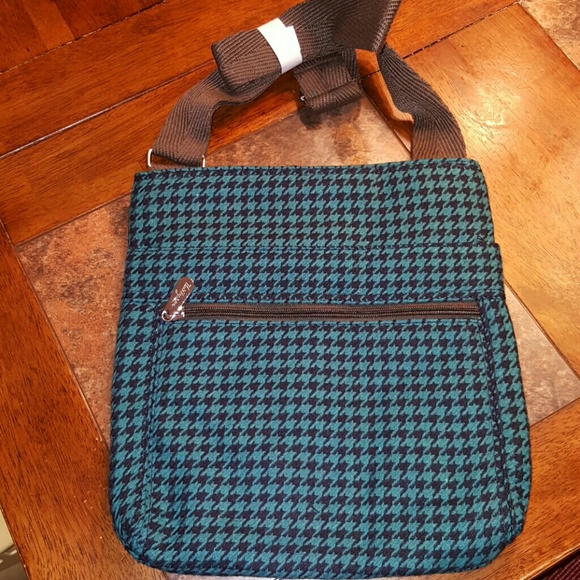 Thirty-One Houndstooth Crossbody Bag